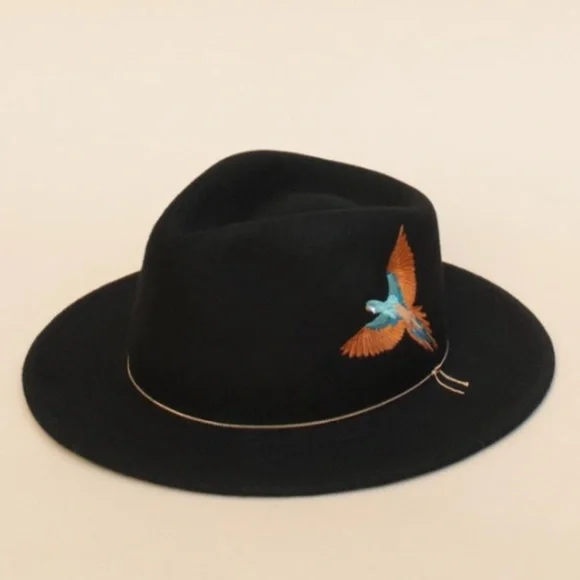 ISO!!!  Van Palma Dakota Hat VAN PALMA - DAKOTA EMBROIDERED FELT HAT LIGHT BEIGE — La  main image 2